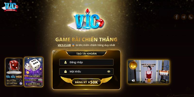 Giới thiệu ưu điểm nổi bật tại website Vicclub